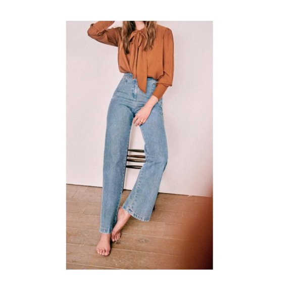 Sezane Martin Jeans Size 2 -NWOT - Picture 6 of 8